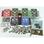 A collection of 19th-21st Century coinage, including commemorative examples,