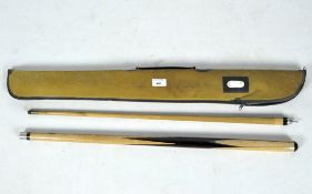 A Rayvon Mustang two-piece snooker cue, by S R Jeffrey & Son Ltd,