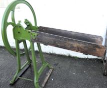 A metal threshing machine by Lankester and Sons Southampton,
