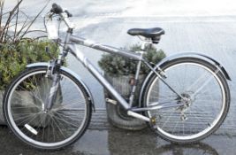 A graphite grey Corona Apollo mountain bike