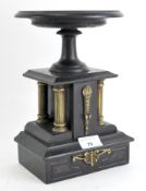 A single late 19th Century marble and gilt brass clock garniture,