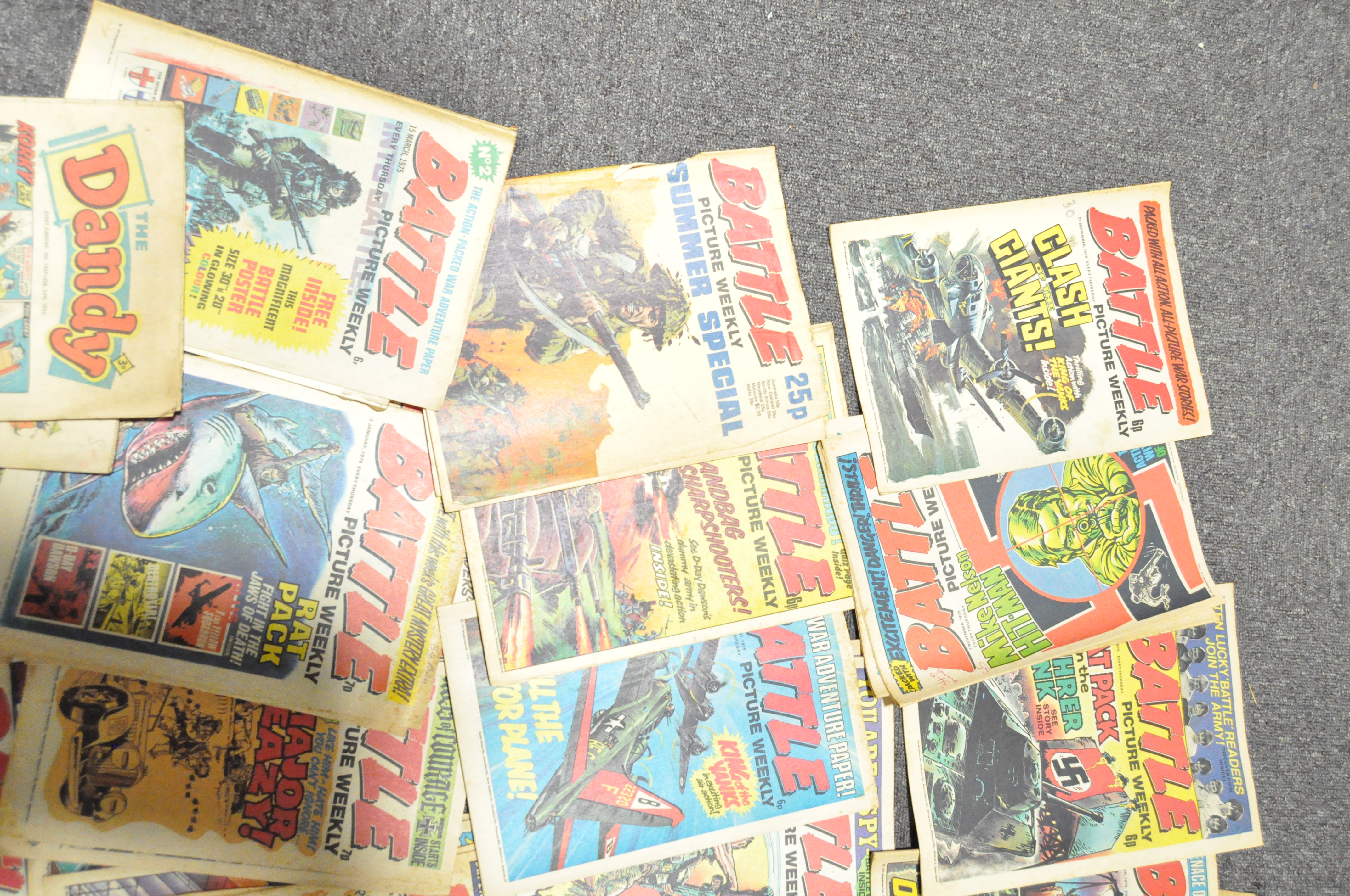 A collection of vintage comic books, including Battle and Dandy, - Image 6 of 8