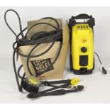 A Karcher 620M pressure washer and associated fittings and tools