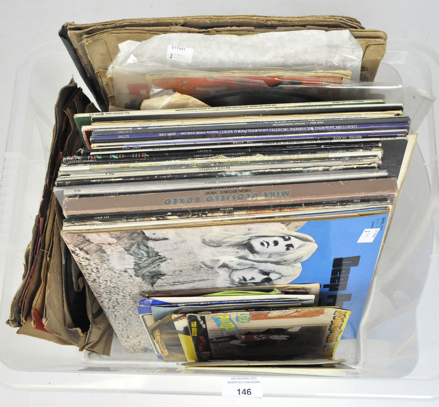 A large selection of vintage vinyl, with artists including: Deep Purple, Peter Gabriel,