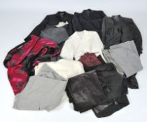 A quantity of gentleman's suits and other items,