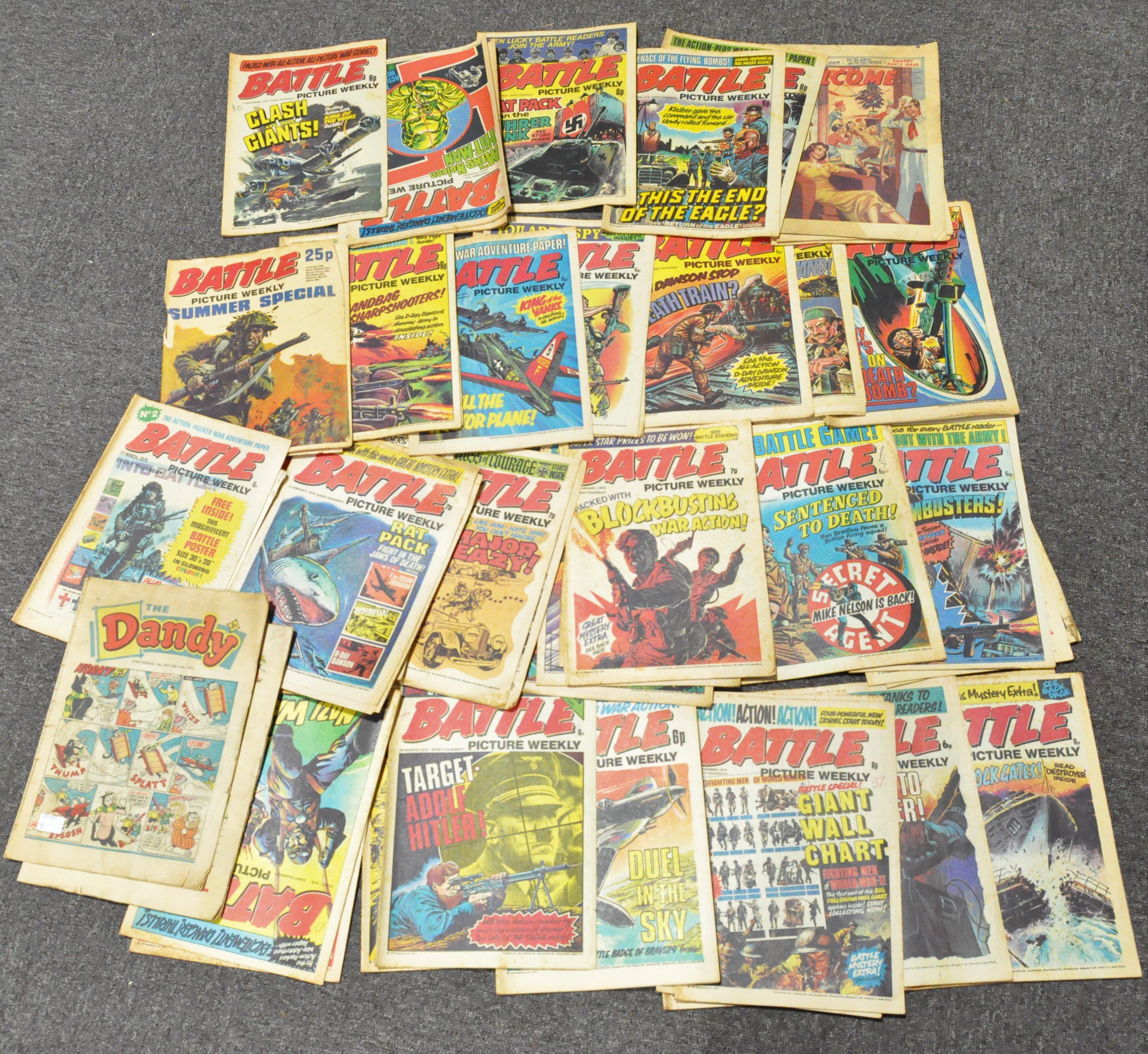 A collection of vintage comic books, including Battle and Dandy, - Image 3 of 8