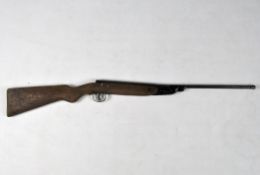 A Webley mark 3 rifle with wooden handle,