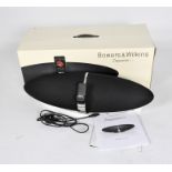 A Bowers & Wilkins Zeppelin air, air play wireless audio system speaker,