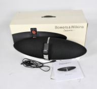 A Bowers & Wilkins Zeppelin air, air play wireless audio system speaker,