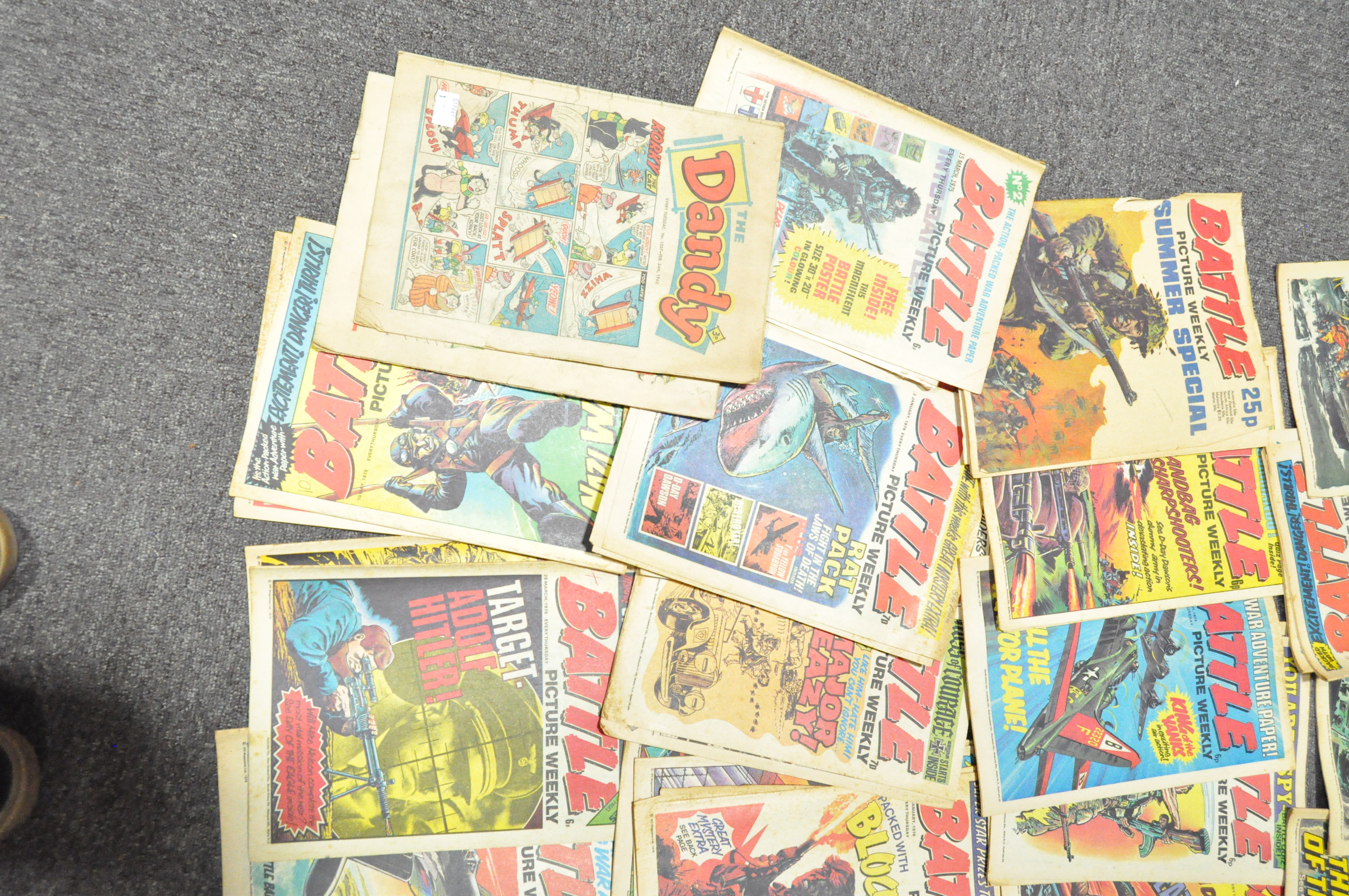 A collection of vintage comic books, including Battle and Dandy, - Image 5 of 8