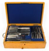 An Elkington & Co. canteen of cutlery,