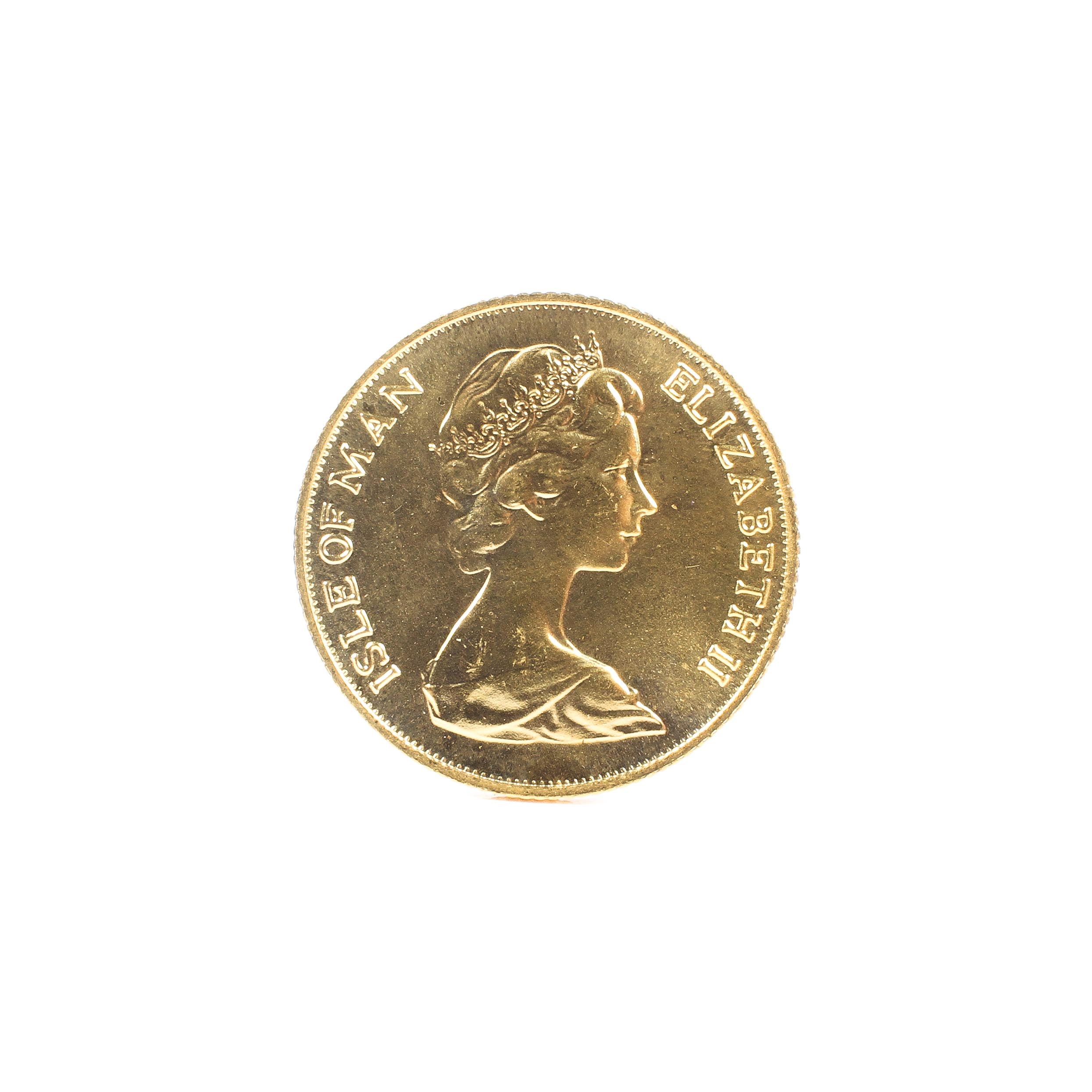 An Isle of Man 1973 Gold Sovereign 8.0g.