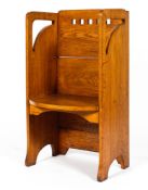 An Arts and Crafts oak chair, attributed to Wylie & Lochhead (Glasgow), circa 1900,