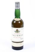 Talisker high strength pure malt whisky "the golden spirit of the isle of Skye" 26 2/3 fl ozs,