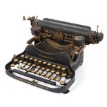 A vintage Corona typewriter, made in the USA by L C Smith & Corona typewriters inc,