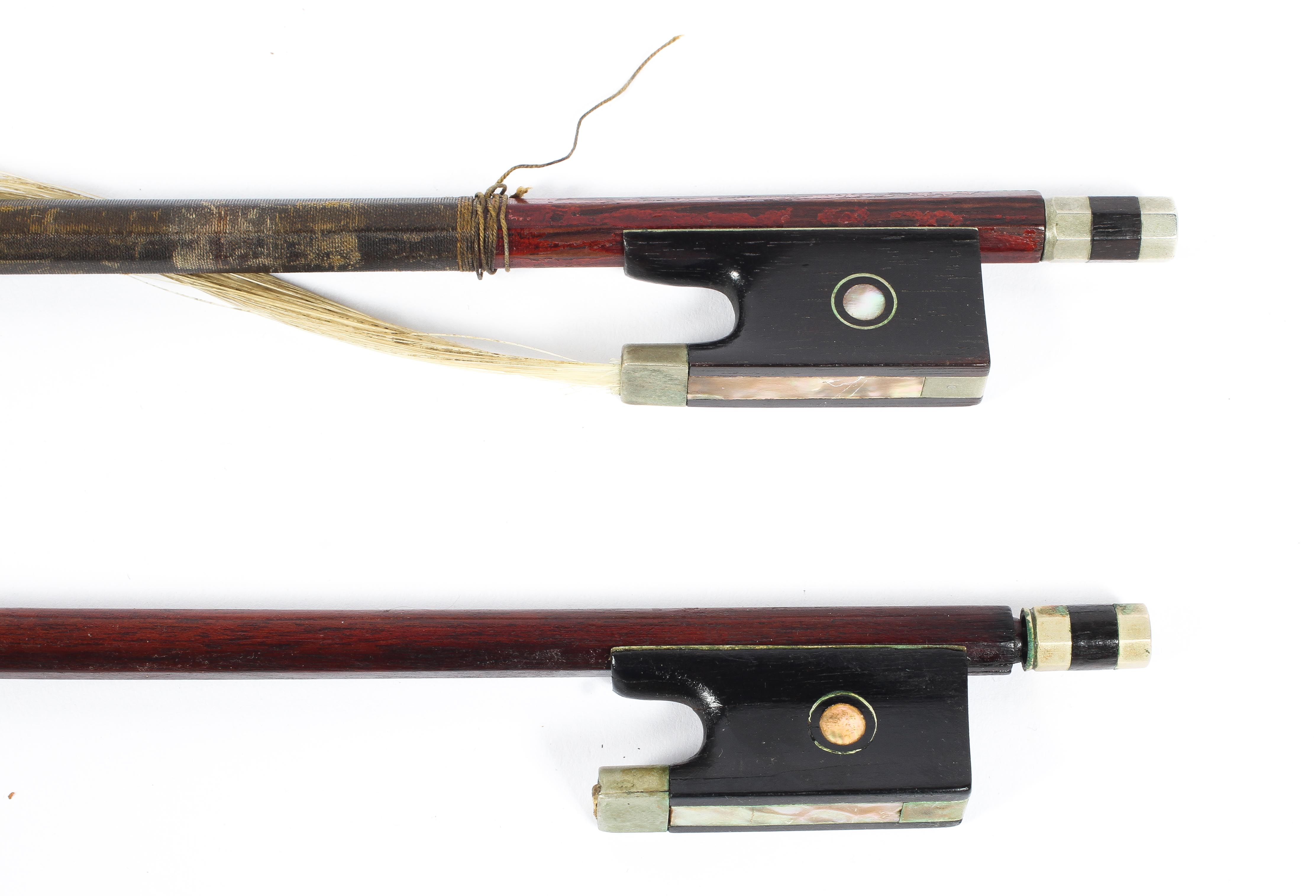 A Thomas Craig violin, circa 1900, applied with label to interior, with two bows and later case, - Image 8 of 11