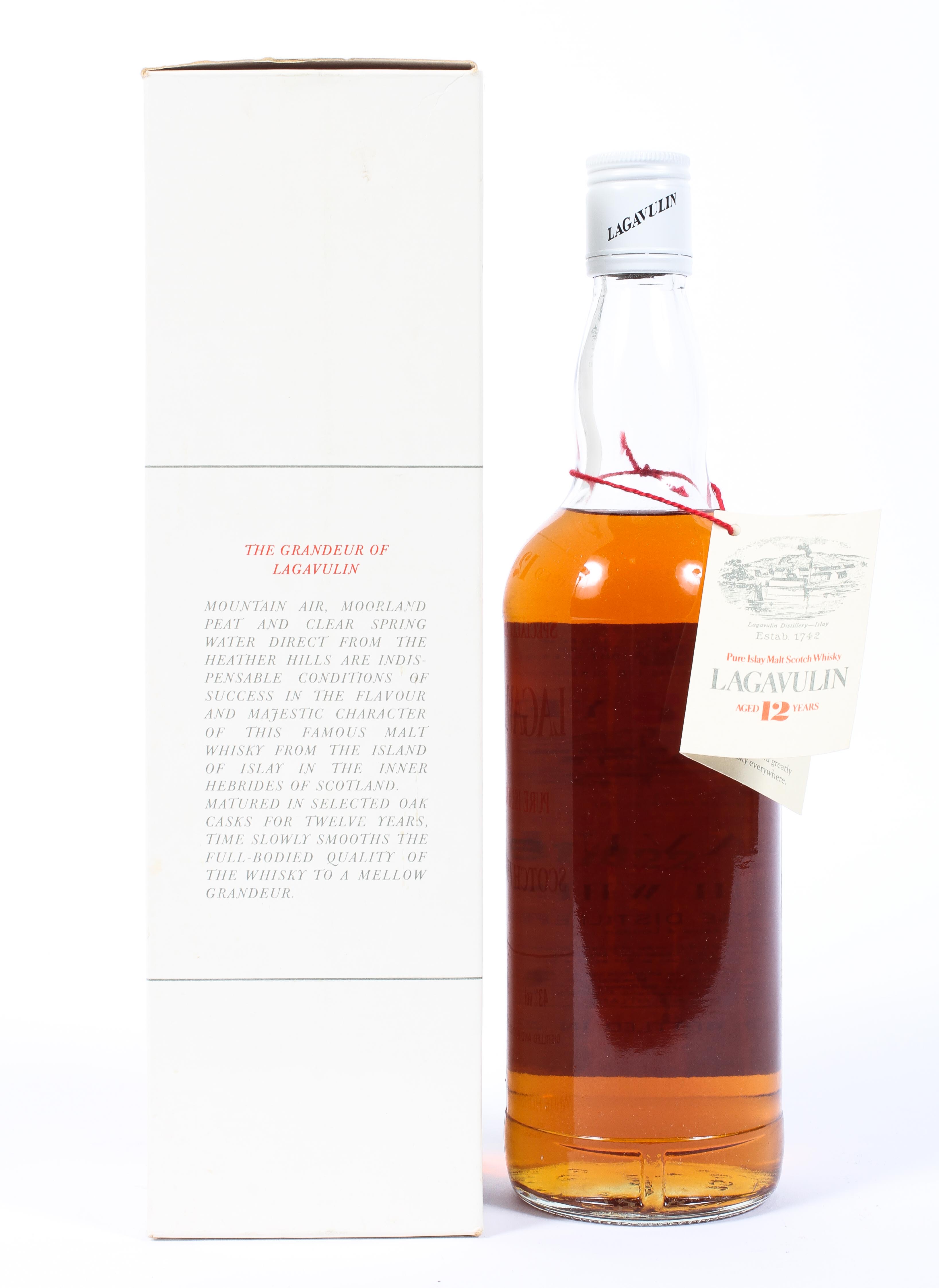 Whisky. Specially Selected Lagavulin Pure Islay Malt Scotch Whisky Aged 12 Years - Image 2 of 2