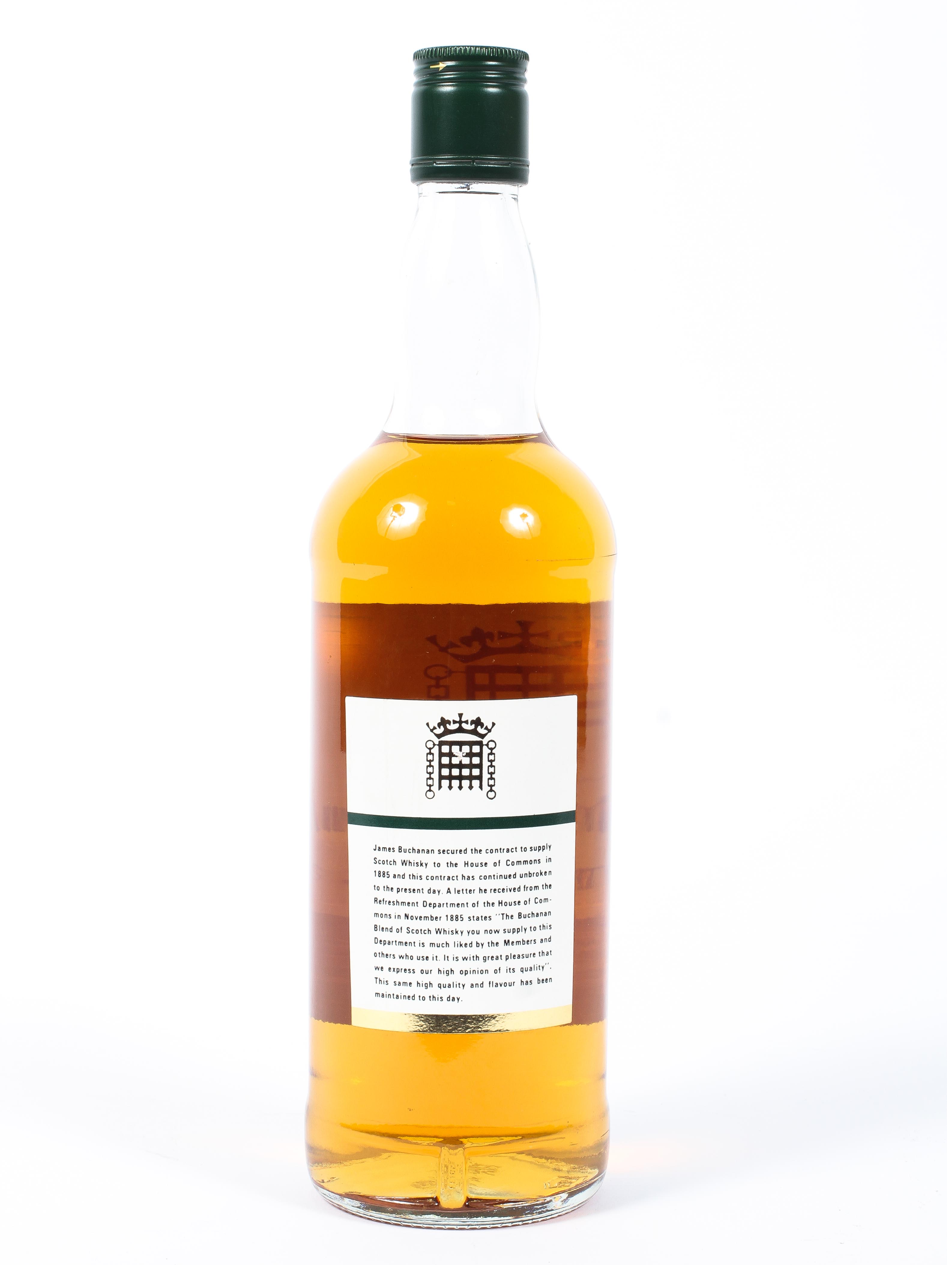 Whisky. A bottle of House of Commons No.1 Scotch whisky by James Buchanan Company, Glasgow. - Image 2 of 2