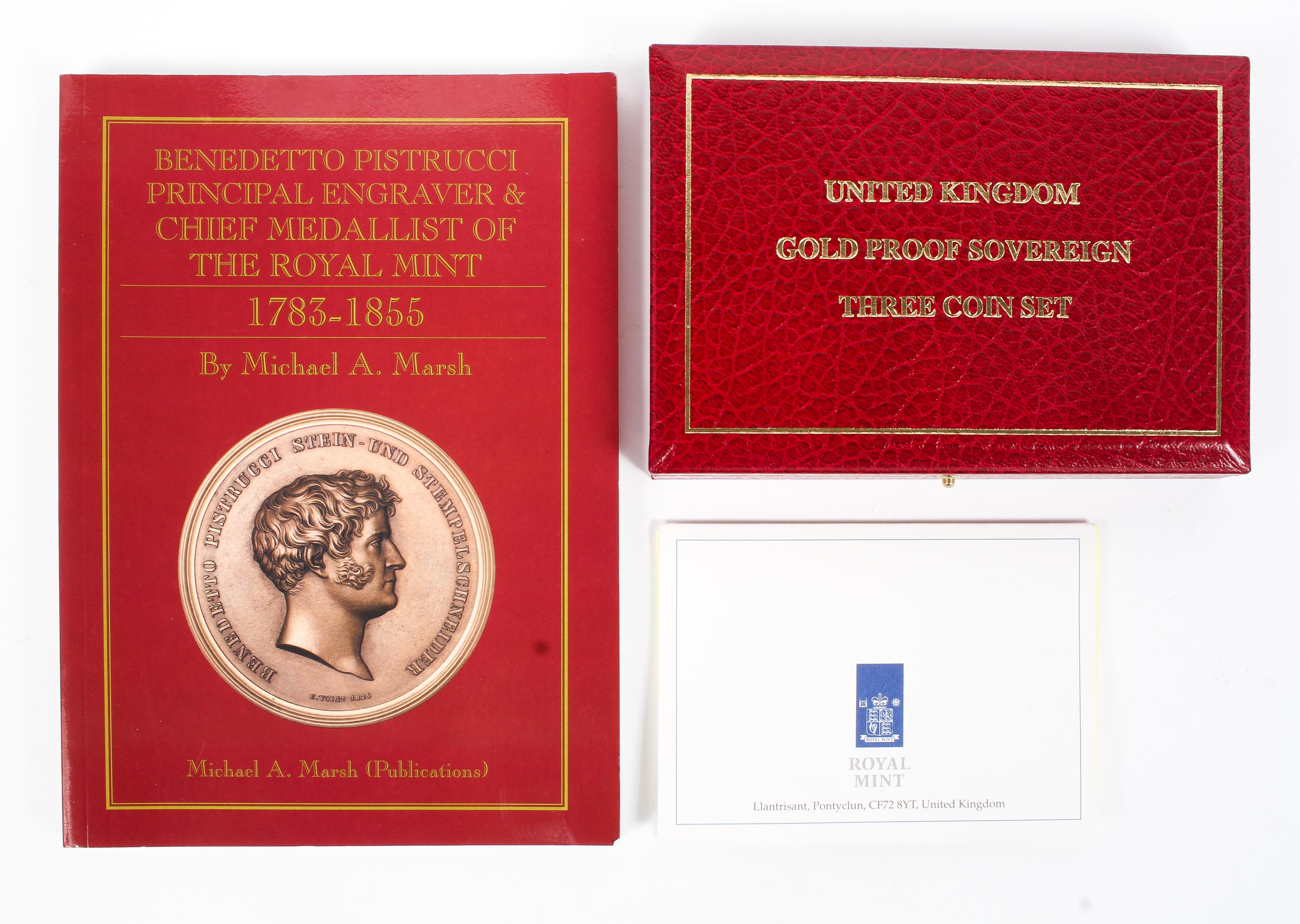 A United Kingdom 1998 gold proof three coin sovereign set issued by the Royal Mint. - Image 2 of 2