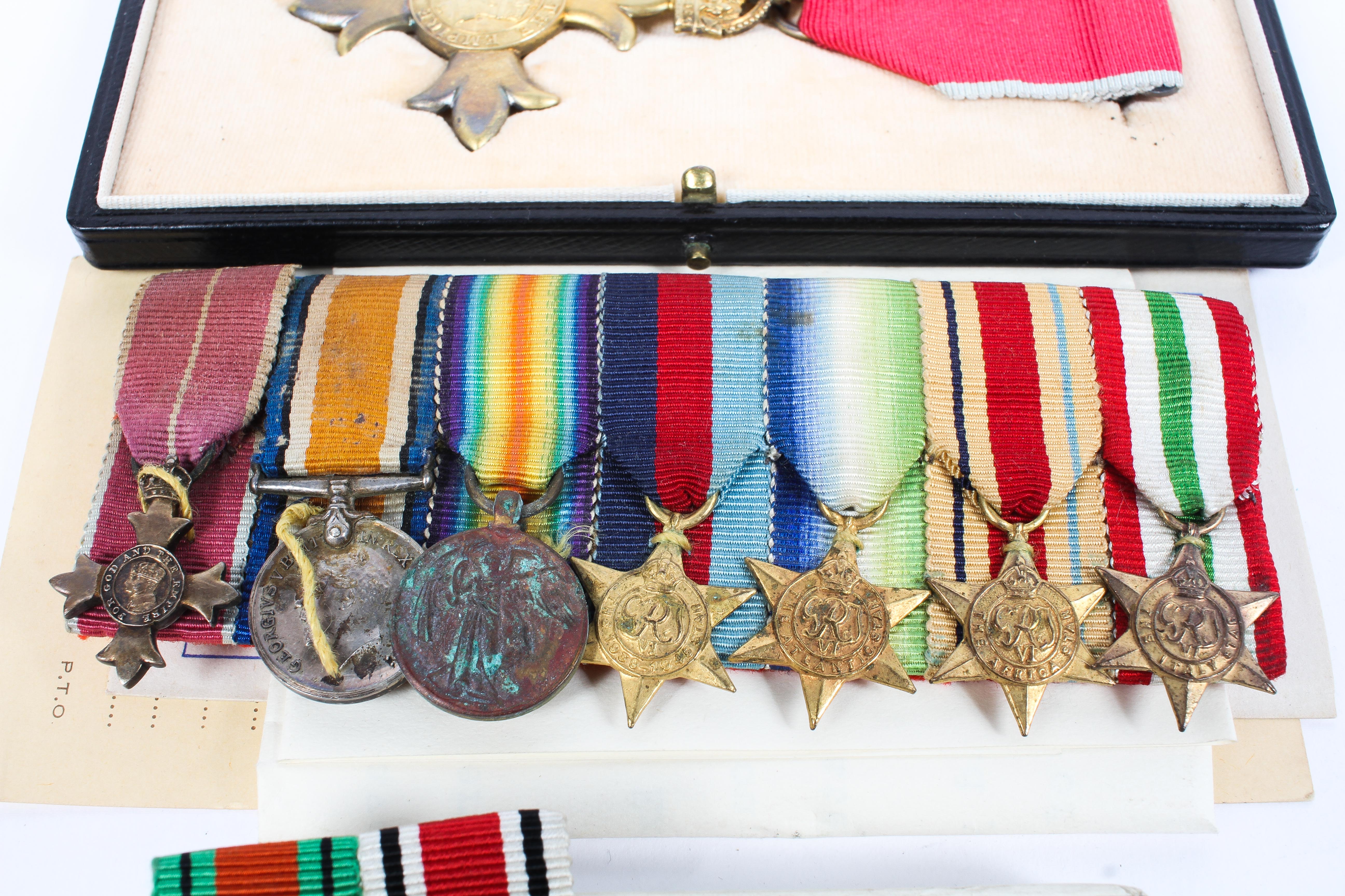 A Boxed OBE medal together with corresponding collection of seven dress medals - Image 3 of 8