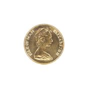 An isle of Man 1973 Gold Sovereign 8.0g.