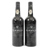 Two bottles of Fonseca vintage port 1985. 75cl.