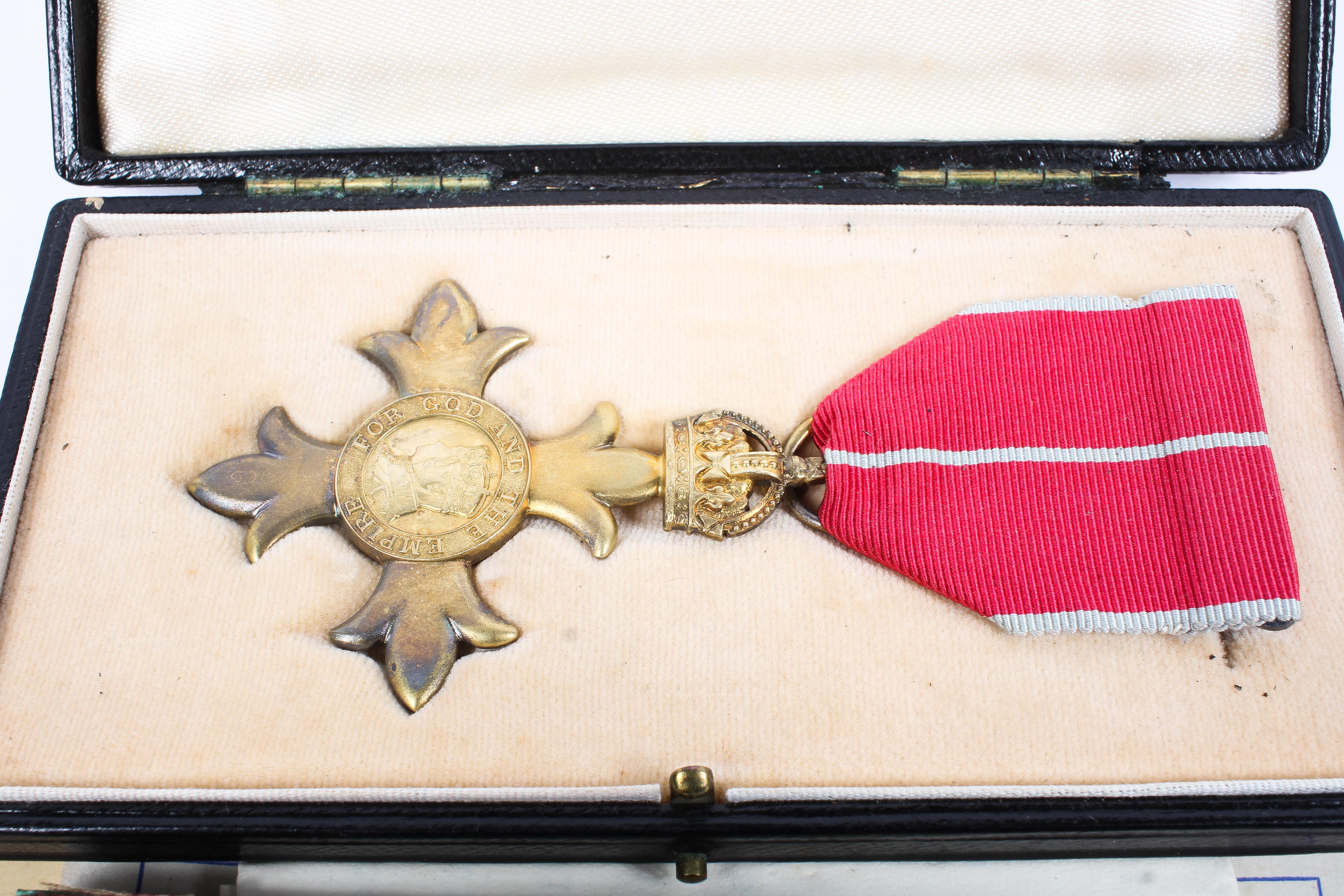 A Boxed OBE medal together with corresponding collection of seven dress medals - Image 2 of 8