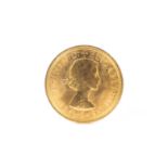An Elizabeth II 1968 Gold sovereign 8.0g.