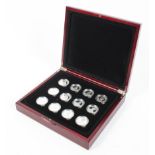 A 'Great Britons' 24 Coin silver proof set, 2006,
