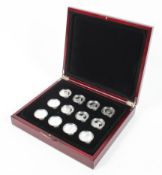 A 'Great Britons' 24 Coin silver proof set, 2006,