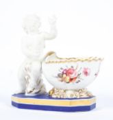 A Coalport figural inkstand, circa 1825,