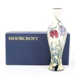 A contemporary limited edition Moorcroft vase, signed and dated to base 2004, edition 91/150,