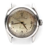 An early Rolex oyster Speedking Precision reg 4270 manual stainless steel wristwatch,