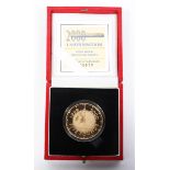 A 2000 UK Gold proof five pound coin with certificate