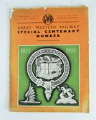 A GWR 'Special Centenary Number' booklet,