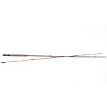 A Two two piece R Chapman & Co 'The Chess' split cane trout fly rod