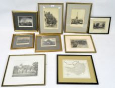 A collection of prints and lithographs, some signed,