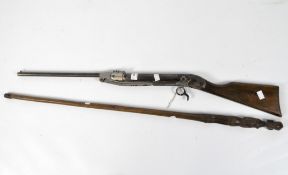 A French Eureka Diana gun circa 1970, length 88cm,