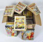 A collection of Beano comics together with Rupert The Bear Annuals and Dennis the Menace books
