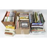 A large collection of railway and train related books, mostly hardback,