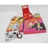 Multiple children's toys and games, including a boxed set of Waddington's 'One Too Many',