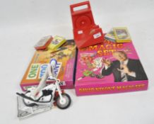 Multiple children's toys and games, including a boxed set of Waddington's 'One Too Many',