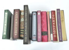 The Folio Society books, mostly biographies of famous people,