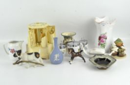 A selection of ceramics, including three Royal Worcester pots,