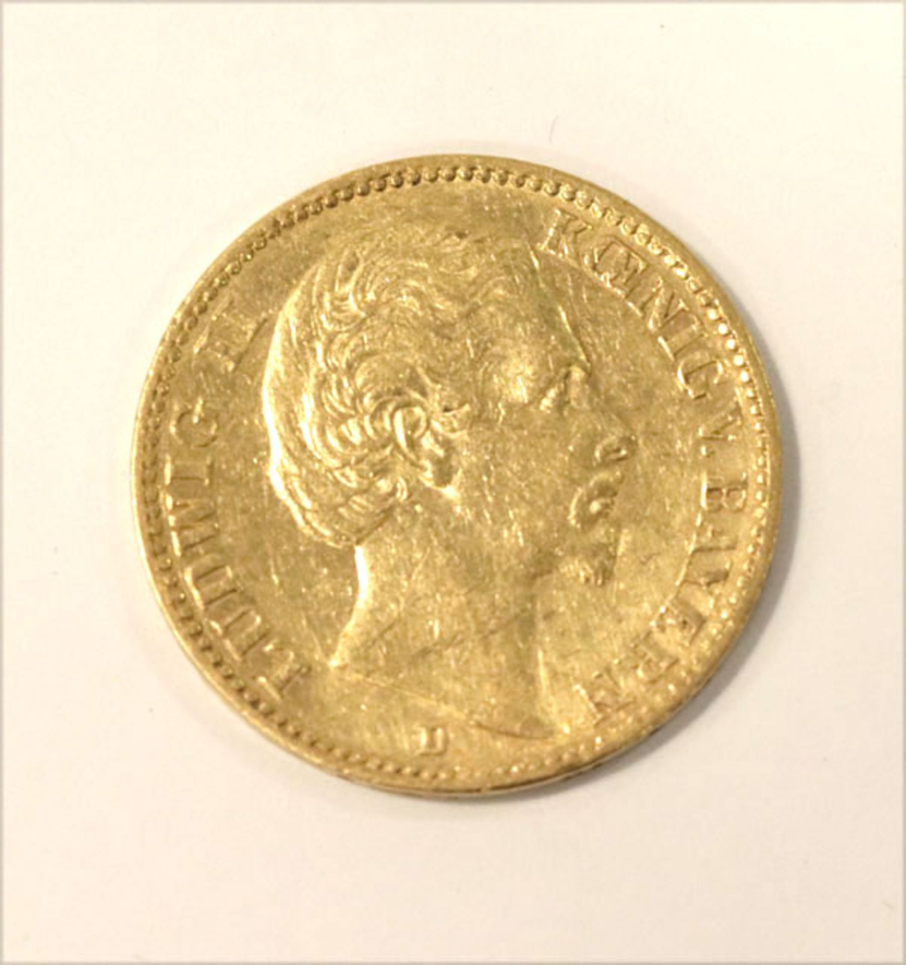 20 Reichsmark Gold, Ludwig II. 1874, ss/vz