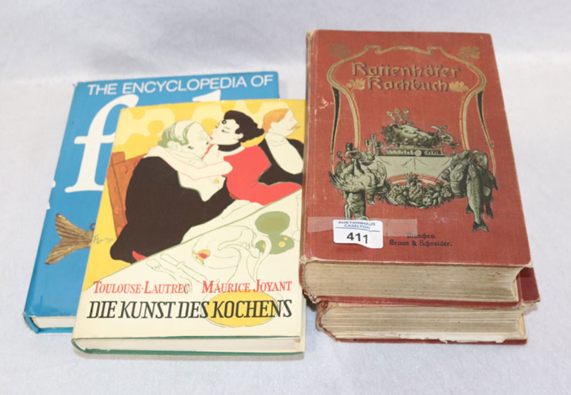 Kochbücher-Konvolut: Rottenhöfer Kochbücher, Die Kunst des Kochens, Toulouse-Lautrec/Maurice Joyant,
