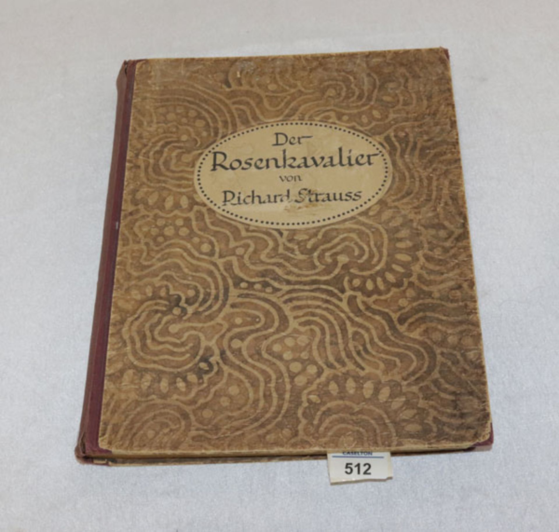 Notenbuch 'Der Rosenkavalier' Komödie für Musik von Hugo von Hofmansthal. Vollständiger Klavier-