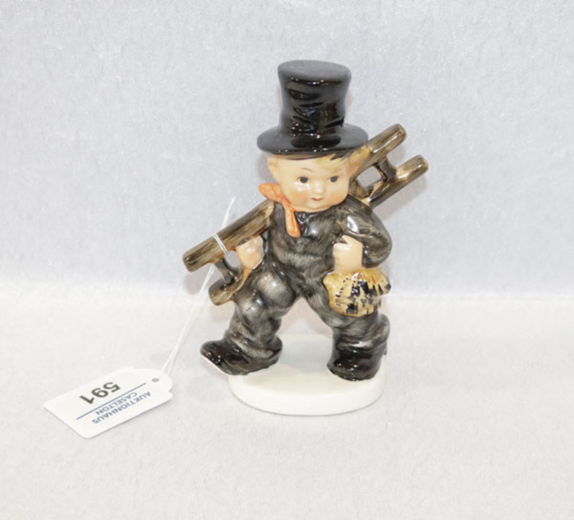 Hummelfigur 'Kaminkehrer', Firma Goebel, Modell-Nr. KF40, H 13 cm, gut erhalten