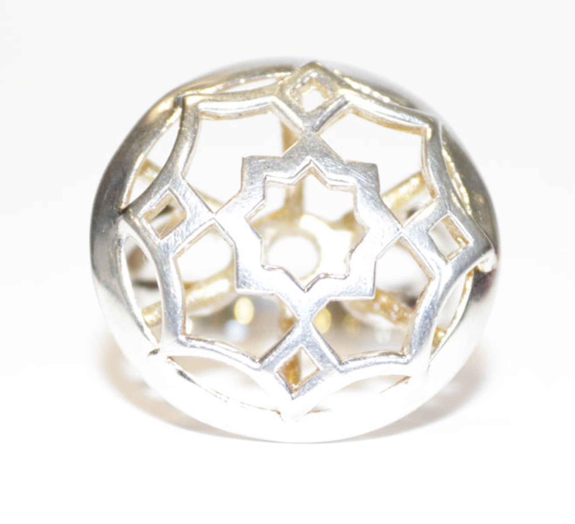 18 k Weißgold Tiffany Ring, Paloma Picasso, 9,58 gr., Gr. 61