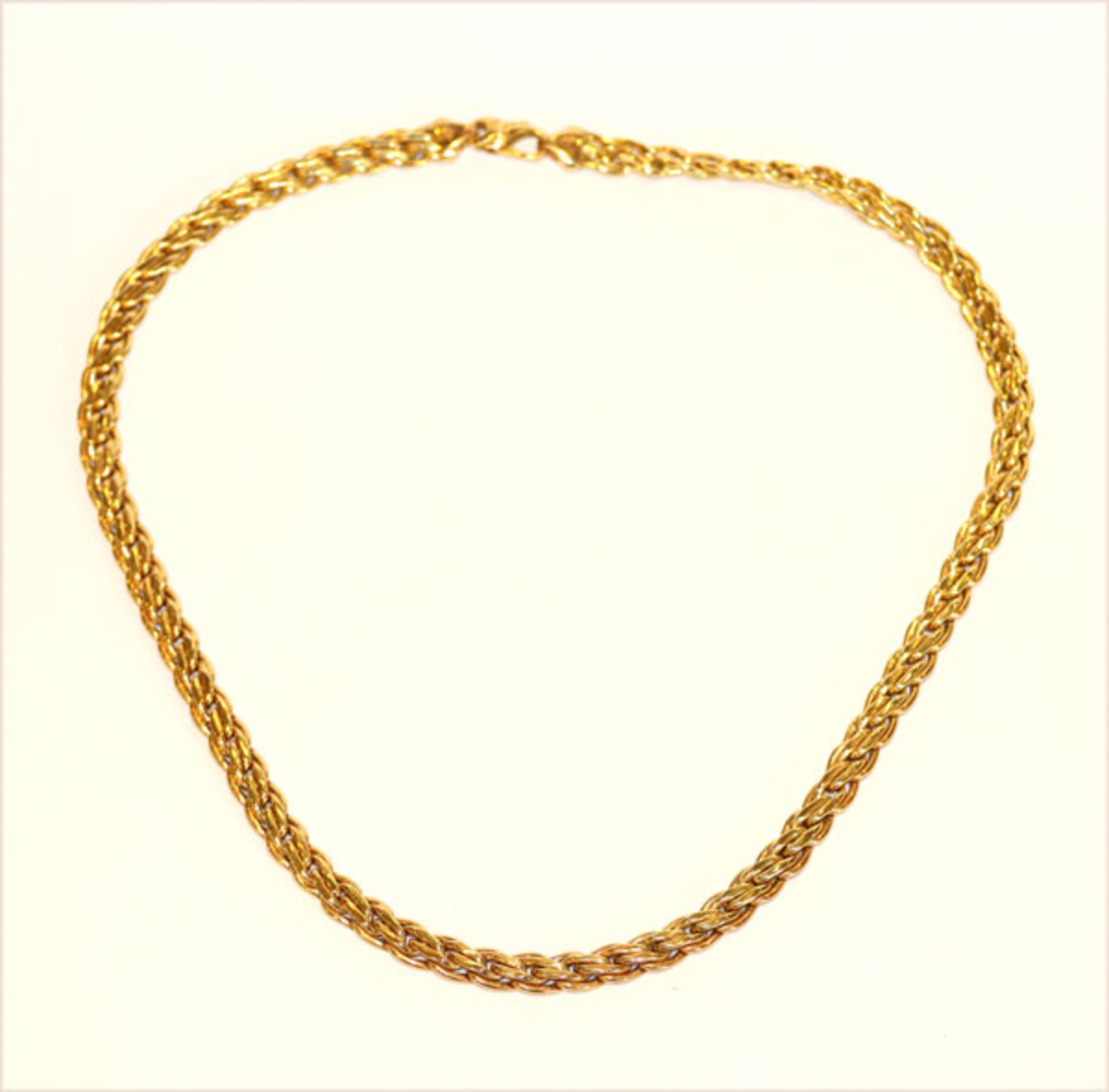 14 k Gelbgold Kette, 20,5 gr., L 42 cm